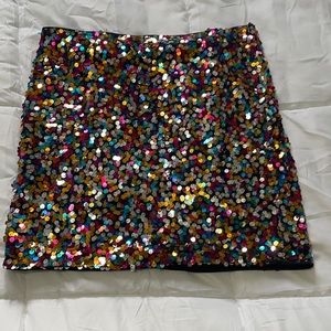 Shein Sequin Mini Skirt